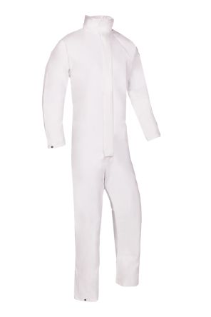 Sioen Uk White Coverall, EN 343:2019, EN 14605:2005, EN ISO 13688:2013, 2XL [4964A2FC1-W02-2XL]; 267-5469