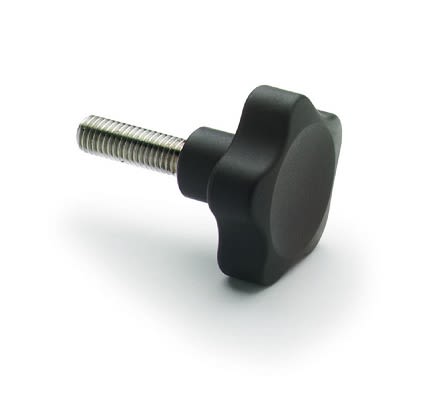 Elesa 166496 Black Glass Fibre Reinforced Polyamide Clamping Knob, M10 x 50, Threaded Stud [166496]; 267-5510
