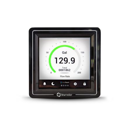 Trumeter Vista Touch Series Industrial Flow Meters Flow Meter [VT-FLOW-HV]; 267-5582