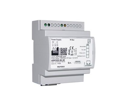 Wachendorff HD67xxx Series Gateway Server for Use with Modbus and PROFIBUS, Digital, Digital [HD67053-B2-40]; 267-5588
