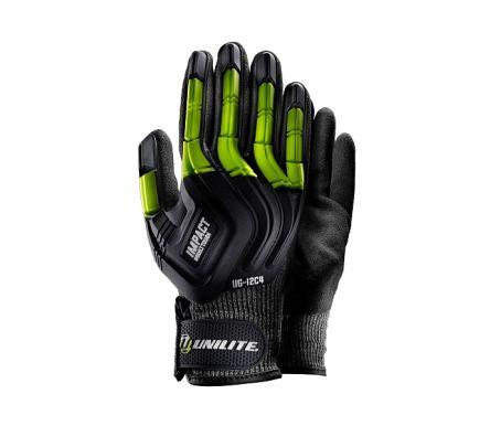 Unilite UG-I2C4 Black HPPE Impact Protection Cut Resistant Gloves, Size 11, Nitrile Coating [UG-I2C4-XXL]; 267-5650