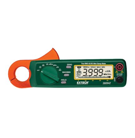 Extech 380942 Clamp Meter USB, 30A dc, Max Current 30A ac CAT III 300V [380942]; 267-5659