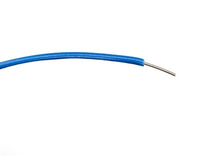 RS PRO Blue 0.3mm² Hook Up Wire, 1/0.6 mm, 100m, PVC Insulation [0]; 267-5744