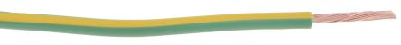 RS PRO Green, Yellow 2.5mm² Hook Up Wire, 50/0.25 mm, 100m, PVC Insulation [0]; 267-5798