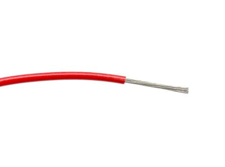 RS PRO Red 1mm² Hook Up Wire, 32/0.2 mm, 100m, PVC Insulation [0]; 267-5839