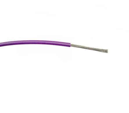 RS PRO Purple 1mm² Hook Up Wire, 32/0.2 mm, 100m, PVC Insulation [0]; 267-5841