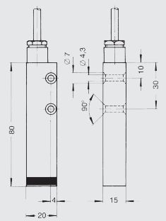 WIKA IP65 SPST Through Hole Magnetic Reed Switch, 1A 230V [48797683]; 267-6375