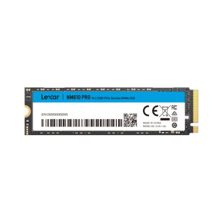 Lexar M.2 (2280) 2 TB Internal SSD [LNM610P002T-RNNNG]; 267-6405