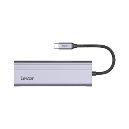 Lexar 4 Port USB C USB A, USB C USB C Hub, USB Powered, 120 x 40.4 x 13mm [LPAH31N-RNHNG]; 267-6423
