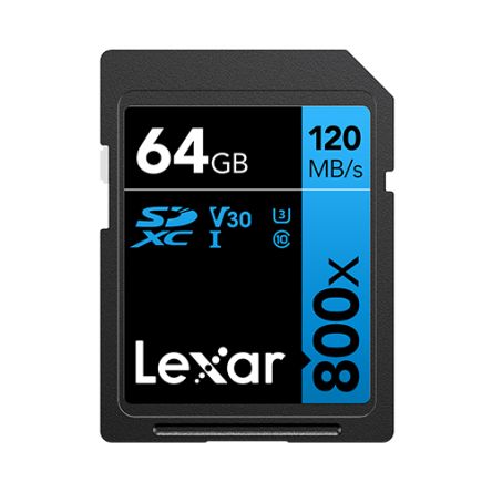 Lexar 64 GB Industrial SDHC SD Card, UHS-I [LSD0800064G-BNNNG]; 267-6425