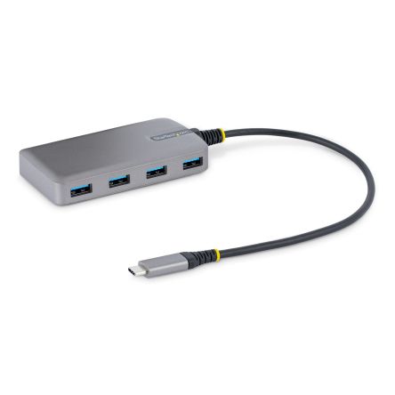 StarTech.com 4 Port USB 3.0 USB A, USB B, USB C USB C Hub, USB Bus Powered, 42 x 5.4 x 1.6cm [5G4AB-USB-C-HUB]; 267-7820