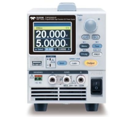 Teledyne LeCroy T3PS Series Digital Bench Power Supply, 0 → 100V, 1A, 1-Output, 100W [T3PS100011P]; 267-7911
