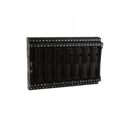 JM CONCEPT Terminal Block, 8-Way, 50mA, 14 AWG Wire, Screw Terminal Termination [BL08ALV]; 268-0069