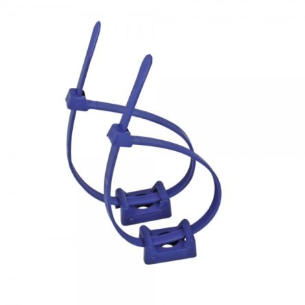 LED2WORK Cable Tie, Blue Plastic, Pk-1 [210200-13]; 268-0695