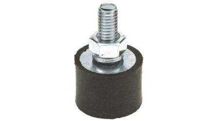 FIBET Cylindrical M6 Anti Vibration Mount, Male to Female Bobbin with 23.4daN Compression Load [F2015VD18-45]; 268-1227