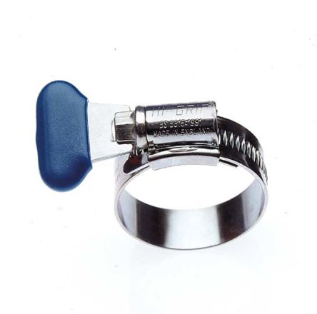 HI-GRIP Stainless Steel Wing Hose Clip, 0.9mm Band Width, 70mm ID [WSZC70BG]; 268-1391