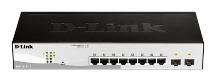 D-Link 10-Port Gigabit Smart Managed Switch, Smart 10 Port Smart Switch, EU [DGS-1210-10/E]; 268-1553