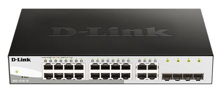 D-Link 20-Port Gigabit Smart Managed Switch, Smart 20 Port Smart Switch, EU [DGS-1210-16/E]; 268-1556
