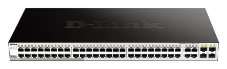 D-Link 52-Port Gigabit Smart Managed Switch, Smart 52 Port Smart Switch, EU [DGS-1210-52/E]; 268-1568