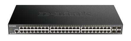 D-Link 52-Port Gigabit Smart Managed Switch with 10G Uplinks, Smart 52 Port Smart Switch, EU [DGS-1250-52X/E]; 268-1573