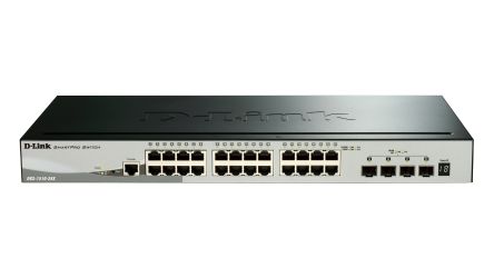 D-Link 28-Port Gigabit Stackable Smart Managed Switch with 10G Uplinks, Smart 28 Port Smart Switch, EU [DGS-1510-28X/E]; 268-1577