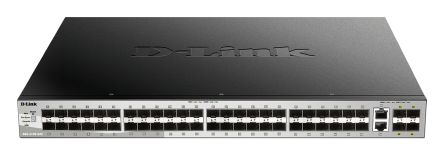 D-Link 54-Port Layer 3 Stackable Managed SFP Switch with 10G Uplinks, Managed 54 Port Network Switch, EU [DGS-3130-54S/E]; 268-1585