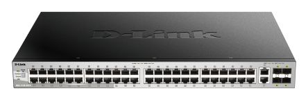 D-Link 54-Port Layer 3 Stackable Managed Switch with 10G Uplinks, Managed 54 Port Network Switch, EU [DGS-3130-54TS/E]; 268-1586
