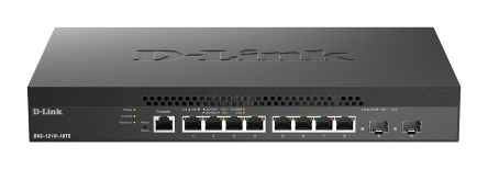 D-Link 10-Port 10G Multi-Gigabit Smart Managed Switch, Smart 10 Port Smart Switch, EU [DXS-1210-10TS/E]; 268-1595