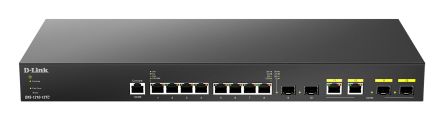 D-Link 12-Port 10G Multi-Gigabit Smart Managed Switch, Smart 12 Port Smart Switch, EU [DXS-1210-12TC/E]; 268-1597
