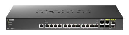 D-Link 16-Port 10G Multi-Gigabit Smart Managed Switch, Smart 16 Port Smart Switch, EU [DXS-1210-16TC/E]; 268-1598