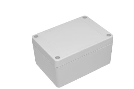 Hammond RP Series Light Grey Polycarbonate General Purpose Enclosure, IP65, Light Grey Lid, 105 x 75 x 55mm [RP1090]; 268-1660