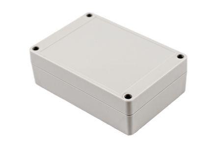 Hammond RP Series Light Grey Polycarbonate General Purpose Enclosure, IP65, Light Grey Lid, 125 x 85 x 40mm [RP1120]; 268-1669