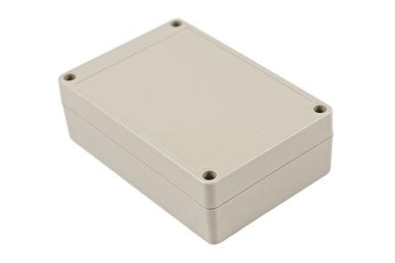 Hammond RP Series Light Grey ABS General Purpose Enclosure, IP65, Light Grey Lid, 125 x 85 x 40mm [RP1125]; 268-1674