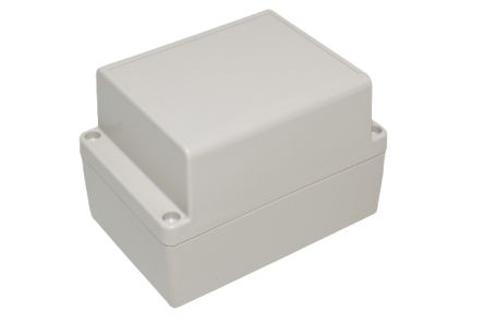 Hammond RP Series Light Grey ABS General Purpose Enclosure, IP65, Light Grey Lid, 125 x 85 x 85mm [RP1155]; 268-1698