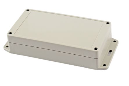 Hammond RP Series Light Grey ABS General Purpose Enclosure, IP65, Flanged, Light Grey Lid, 165 x 85 x 40mm [RP1165BF]; 268-1708
