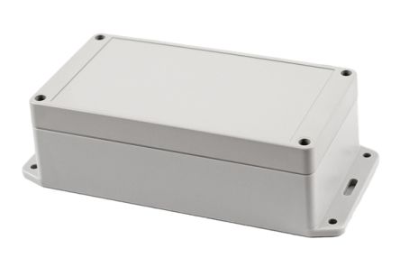 Hammond RP Series Light Grey Polycarbonate General Purpose Enclosure, IP65, Flanged, Light Grey Lid, 165 x 85 x 55mm [RP1170BF]; 268-1711