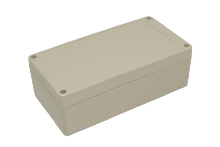Hammond RP Series Light Grey ABS General Purpose Enclosure, IP65, Light Grey Lid, 165 x 85 x 55mm [RP1175]; 268-1714