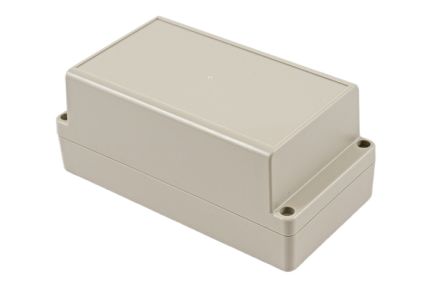 Hammond RP Series Light Grey ABS General Purpose Enclosure, IP65, Light Grey Lid, 165 x 85 x 70mm [RP1195]; 268-1732