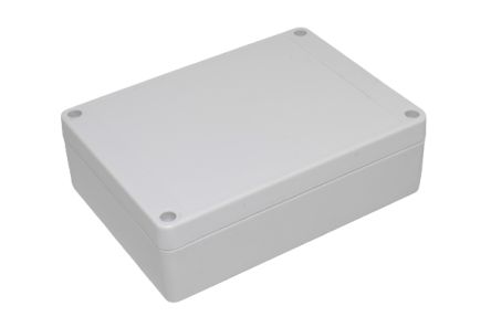 Hammond RP Series Light Grey Polycarbonate General Purpose Enclosure, IP65, Light Grey Lid, 145 x 105 x 40mm [RP1200]; 268-1736