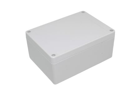 Hammond RP Series Light Grey Polycarbonate General Purpose Enclosure, IP65, Light Grey Lid, 145 x 105 x 60mm [RP1210]; 268-1744