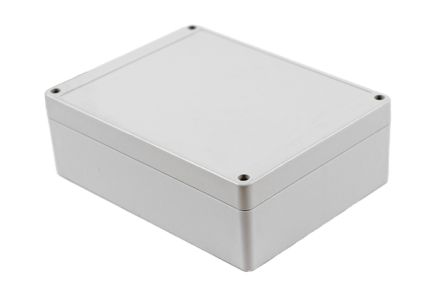 Hammond RP Series Light Grey Polycarbonate General Purpose Enclosure, IP65, Light Grey Lid, 165 x 125 x 55mm [RP1230]; 268-1754
