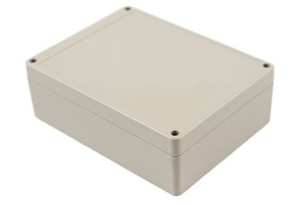 Hammond RP Series Light Grey ABS General Purpose Enclosure, IP65, Light Grey Lid, 165 x 125 x 55mm [RP1235]; 268-1758