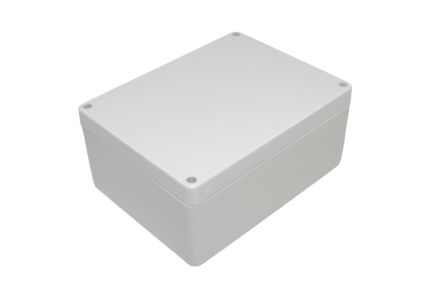 Hammond RP Series Light Grey Polycarbonate General Purpose Enclosure, IP65, Light Grey Lid, 165 x 125 x 75mm [RP1240]; 268-1762