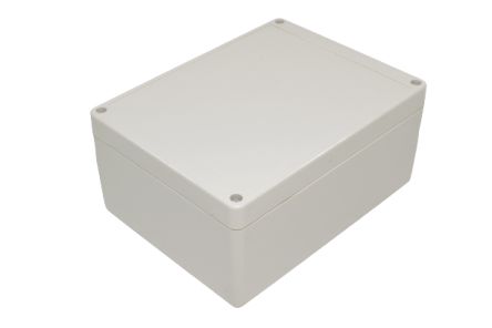Hammond RP Series Light Grey ABS General Purpose Enclosure, IP65, Light Grey Lid, 165 x 125 x 75mm [RP1245]; 268-1766