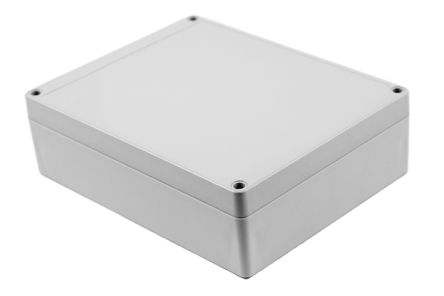 Hammond RP Series Light Grey Polycarbonate General Purpose Enclosure, IP65, Light Grey Lid, 186 x 146 x 55mm [RP1270]; 268-1770