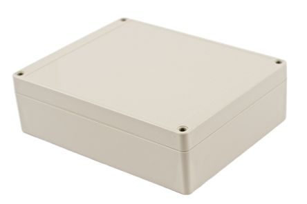 Hammond RP Series Light Grey ABS General Purpose Enclosure, IP65, Light Grey Lid, 186 x 146 x 55mm [RP1275]; 268-1774