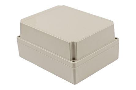 Hammond RP Series Light Grey ABS General Purpose Enclosure, IP65, Light Grey Lid, 186 x 146 x 90mm [RP1375]; 268-1789