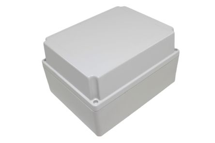 Hammond RP Series Light Grey Polycarbonate General Purpose Enclosure, IP65, Light Grey Lid, 186 x 146 x 110mm [RP1380]; 268-1793