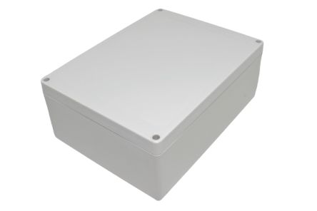 Hammond RP Series Light Grey Polycarbonate General Purpose Enclosure, IP65, Light Grey Lid, 220 x 165 x 85mm [RP1460]; 268-1804