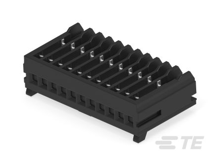 TE Connectivity MICRO CT Series Straight Cable Mount, IDC PCB Socket, 11-Contact, 1-Row, 1.2mm Pitch, IDC Termination [1-2355088-1]; 268-2544